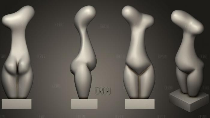 Yin Sculpture 3d stl модель для ЧПУ